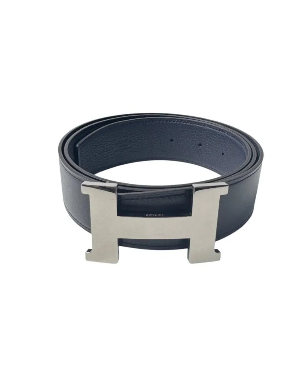 Hermes Constance Belt Black